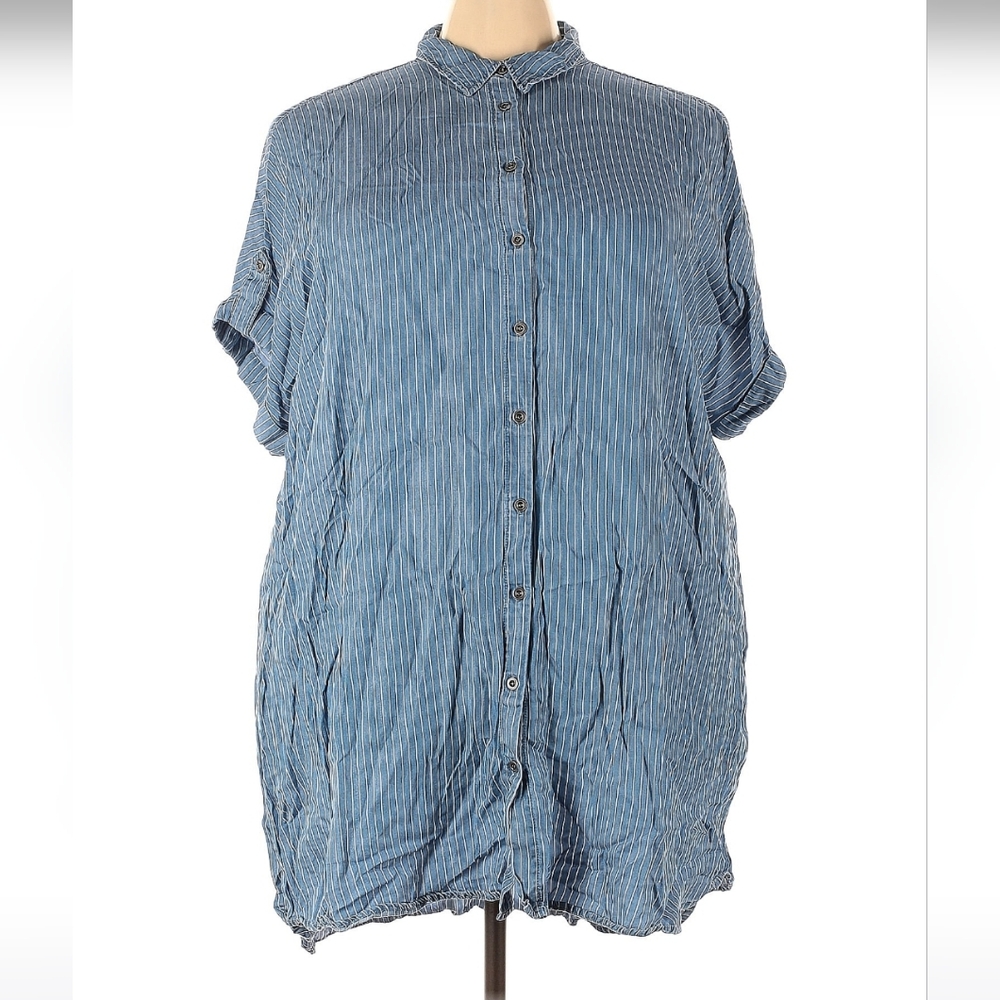 Cynthia Rowley denim tunic dress